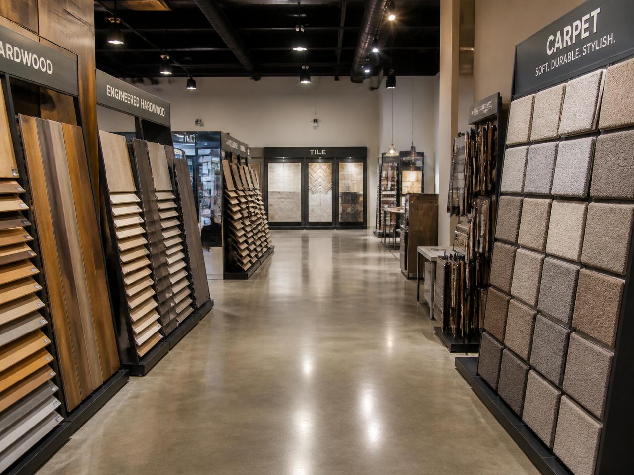 Friendly flooring experts in our showroom